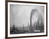 Crude Oil Gushing from Rig-null-Framed Photographic Print