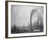 Crude Oil Gushing from Rig-null-Framed Photographic Print