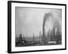 Crude Oil Gushing from Rig-null-Framed Photographic Print