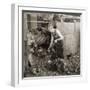 Crude Rubber from Brazil in a Rubber Cracking Machine, Goodyear Tire Factory, Akron, Ohio, 1928-null-Framed Photo