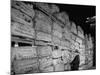 Crude Rubber Stacked Three Stories High in Warehouse, U.S. Strategic Materials Stockpile-Ed Clark-Mounted Premium Photographic Print