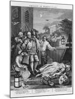 Cruelty in Perfection, from "The Four Stages of Cruelty", 1751-William Hogarth-Mounted Giclee Print