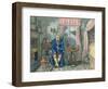 Cruikshank, Indigestion-George Cruikshank-Framed Art Print