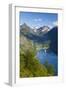 Cruise Boat in Geiranger Fjord-Doug Pearson-Framed Photographic Print