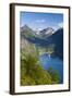 Cruise Boat in Geiranger Fjord-Doug Pearson-Framed Photographic Print