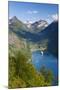 Cruise Boat in Geiranger Fjord-Doug Pearson-Mounted Photographic Print