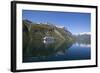 Cruise Boat on Fjord-Doug Pearson-Framed Photographic Print