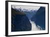 Cruise Boat on Fjord-Doug Pearson-Framed Photographic Print