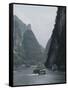 Cruise Boats Between Guilin and Yangshuo, Li River, Guangxi Province, China-Angelo Cavalli-Framed Stretched Canvas