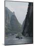 Cruise Boats Between Guilin and Yangshuo, Li River, Guangxi Province, China-Angelo Cavalli-Mounted Photographic Print