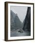 Cruise Boats Between Guilin and Yangshuo, Li River, Guangxi Province, China-Angelo Cavalli-Framed Photographic Print