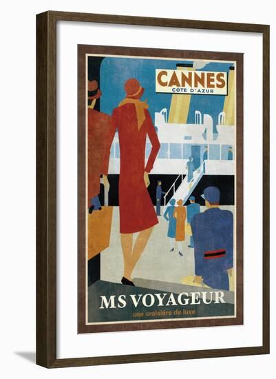 Cruise Cannes-Collection Caprice-Framed Art Print