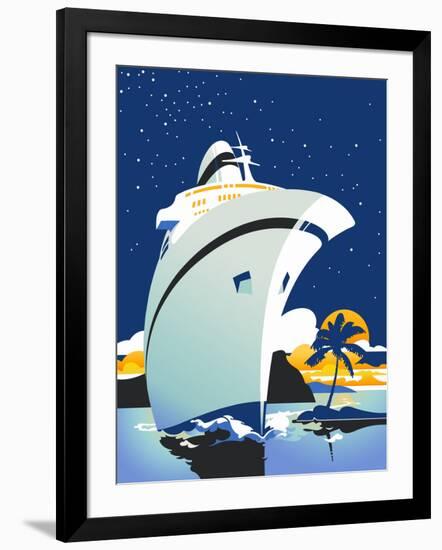 Cruise Cover-David Chestnutt-Framed Giclee Print