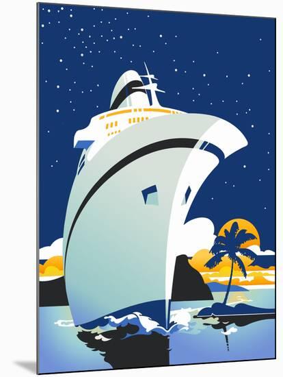 Cruise Cover-David Chestnutt-Mounted Giclee Print