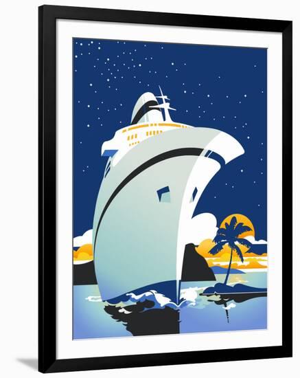 Cruise Cover-David Chestnutt-Framed Premium Giclee Print