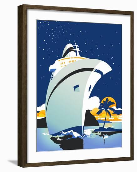 Cruise Cover-David Chestnutt-Framed Giclee Print