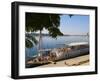 Cruise on the River Nile Between Luxor and Aswan with Dahabieh Type of Boat, the Lazuli, Egypt, Nor-Tuul-Framed Photographic Print