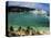 Cruise Ship and Turtle Beach, Ocho Rios, Jamaica-Doug Pearson-Stretched Canvas