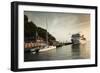 Cruise ship at port, Kingstown, Saint Vincent Island, Saint Vincent And The Grenadines-null-Framed Photographic Print