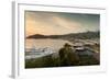 Cruise ship at port, Kingstown, Saint Vincent Island, Saint Vincent And The Grenadines-null-Framed Photographic Print