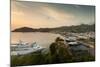 Cruise ship at port, Kingstown, Saint Vincent Island, Saint Vincent And The Grenadines-null-Mounted Photographic Print