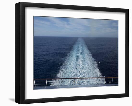 Cruise Ship, Bahamas, West Indies, Caribbean, Central America-Angelo Cavalli-Framed Photographic Print