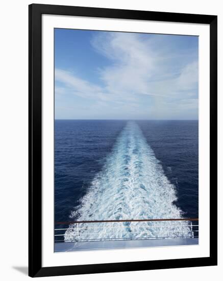 Cruise Ship, Bahamas, West Indies, Caribbean, Central America-Angelo Cavalli-Framed Photographic Print