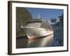 Cruise Ship Berthed at Flaams, Fjordland, Norway, Scandinavia, Europe-James Emmerson-Framed Photographic Print