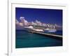 Cruise Ship, Cozumel, Mexico-Walter Bibikow-Framed Photographic Print