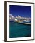 Cruise Ship, Cozumel, Mexico-Walter Bibikow-Framed Photographic Print