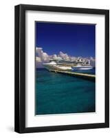 Cruise Ship, Cozumel, Mexico-Walter Bibikow-Framed Photographic Print