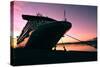 Cruise Ship Docked in Ushuaia at Sunrise-Neale Cousland-Stretched Canvas