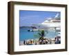 Cruise Ship, Dockside, Nassau, Bahamas, West Indies, Central America-J Lightfoot-Framed Photographic Print