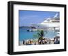 Cruise Ship, Dockside, Nassau, Bahamas, West Indies, Central America-J Lightfoot-Framed Photographic Print