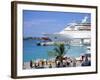 Cruise Ship, Dockside, Nassau, Bahamas, West Indies, Central America-J Lightfoot-Framed Photographic Print