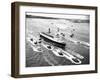 Cruise Ship Entering New York's Harbor-Charles Rotkin-Framed Premium Photographic Print