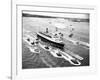 Cruise Ship Entering New York's Harbor-Charles Rotkin-Framed Photographic Print