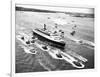 Cruise Ship Entering New York's Harbor-Charles Rotkin-Framed Photographic Print