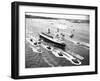 Cruise Ship Entering New York's Harbor-Charles Rotkin-Framed Photographic Print