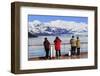 Cruise Ship, Hubbard Glacier, Disenchantment Bay, Alaska, United States of America, North America-null-Framed Photographic Print