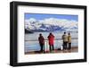 Cruise Ship, Hubbard Glacier, Disenchantment Bay, Alaska, United States of America, North America-null-Framed Photographic Print