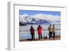 Cruise Ship, Hubbard Glacier, Disenchantment Bay, Alaska, United States of America, North America-null-Framed Photographic Print