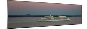 Cruise ship in Atlantic ocean, Bar Harbor, Mount Desert Island, Hancock County, Maine, USA-null-Mounted Photographic Print