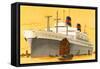 Cruise Ship in China, 1950-null-Framed Stretched Canvas