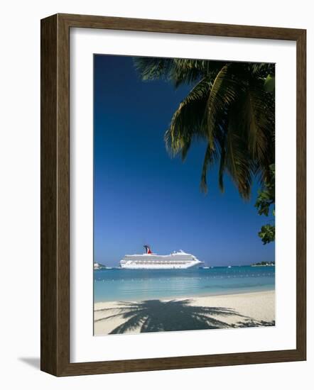 Cruise Ship, Ocho Rios, Jamaica, West Indies, Central America-Sergio Pitamitz-Framed Photographic Print
