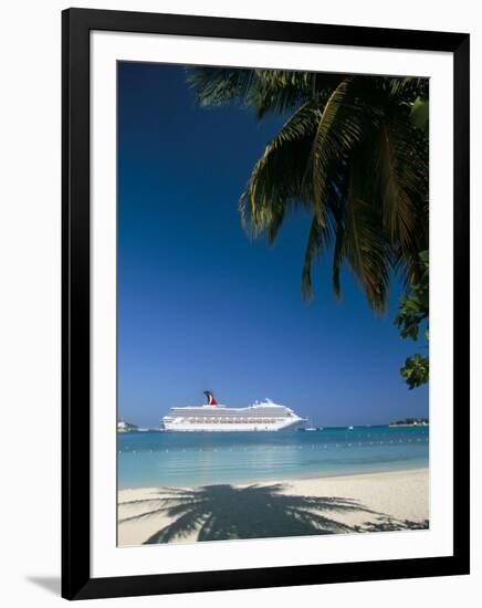 Cruise Ship, Ocho Rios, Jamaica, West Indies, Central America-Sergio Pitamitz-Framed Photographic Print