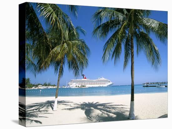 Cruise Ship, Ocho Rios, Jamaica, West Indies, Central America-Sergio Pitamitz-Stretched Canvas