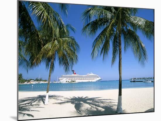 Cruise Ship, Ocho Rios, Jamaica, West Indies, Central America-Sergio Pitamitz-Mounted Photographic Print