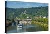 Cruise Ship Passes Cochem Castle, Cochem, Moselle Valley, Rhineland-Palatinate, Germany, Europe-Michael Runkel-Stretched Canvas