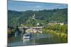 Cruise Ship Passes Cochem Castle, Cochem, Moselle Valley, Rhineland-Palatinate, Germany, Europe-Michael Runkel-Mounted Photographic Print